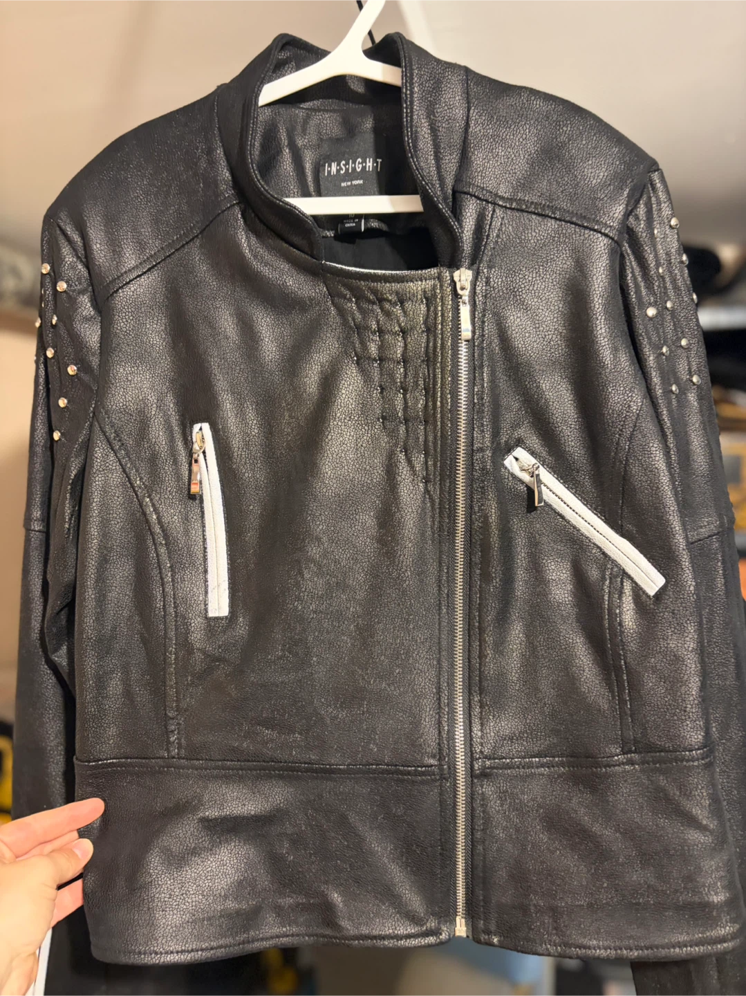 Insight New York Black Studded Jacket