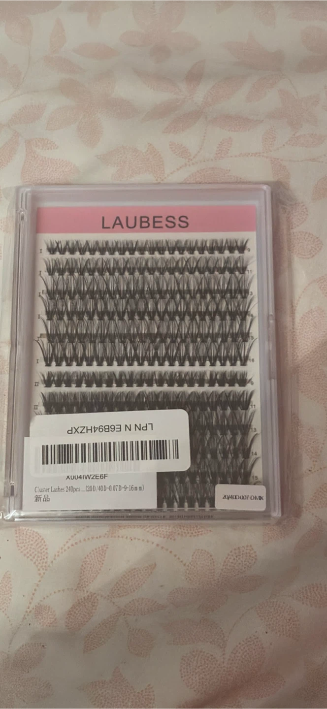 LAUBESS 240pcs Cluster Lashes (20D/40D)