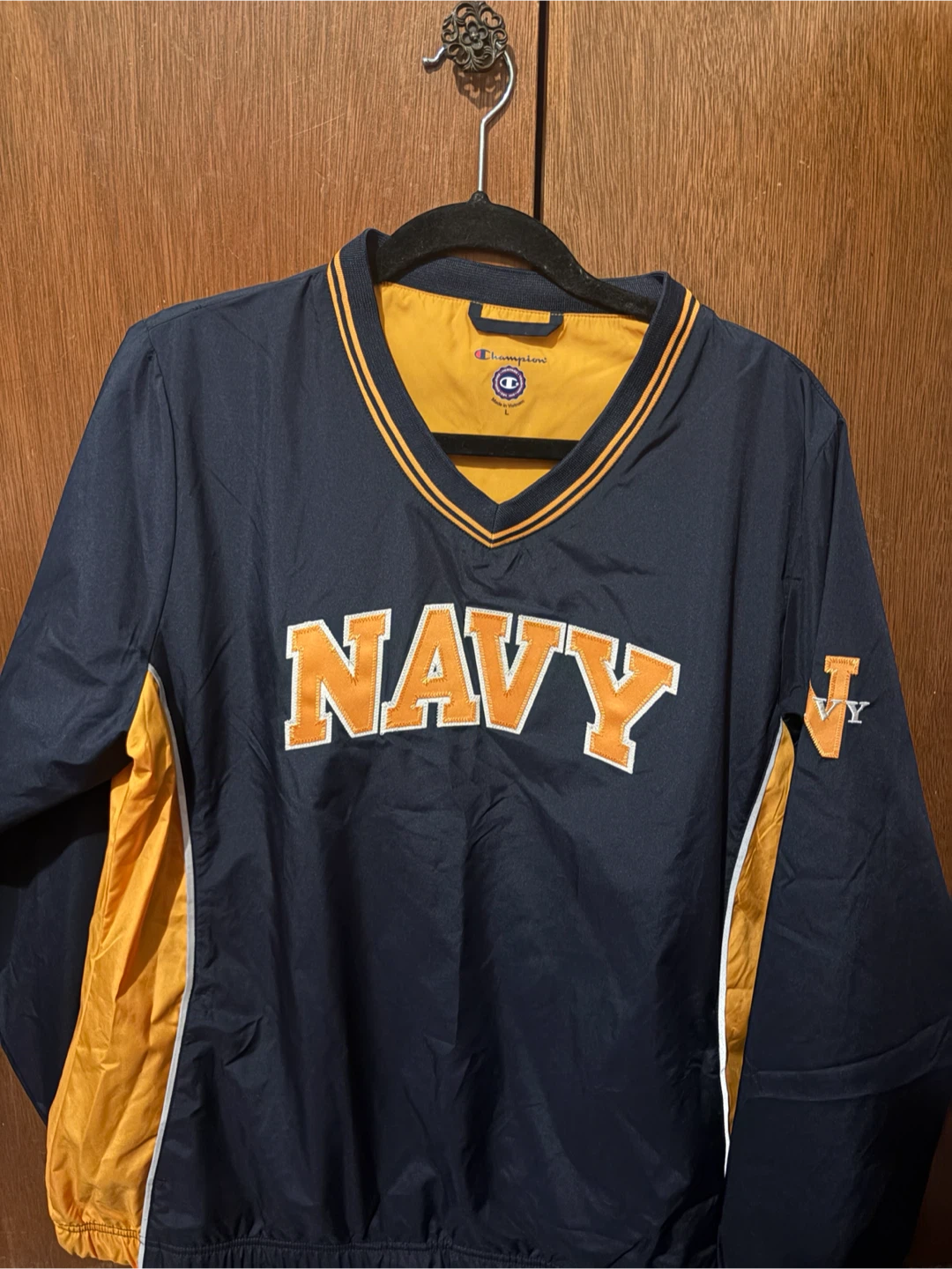 Vintage Champion Navy Pullover Windbreaker Jacket