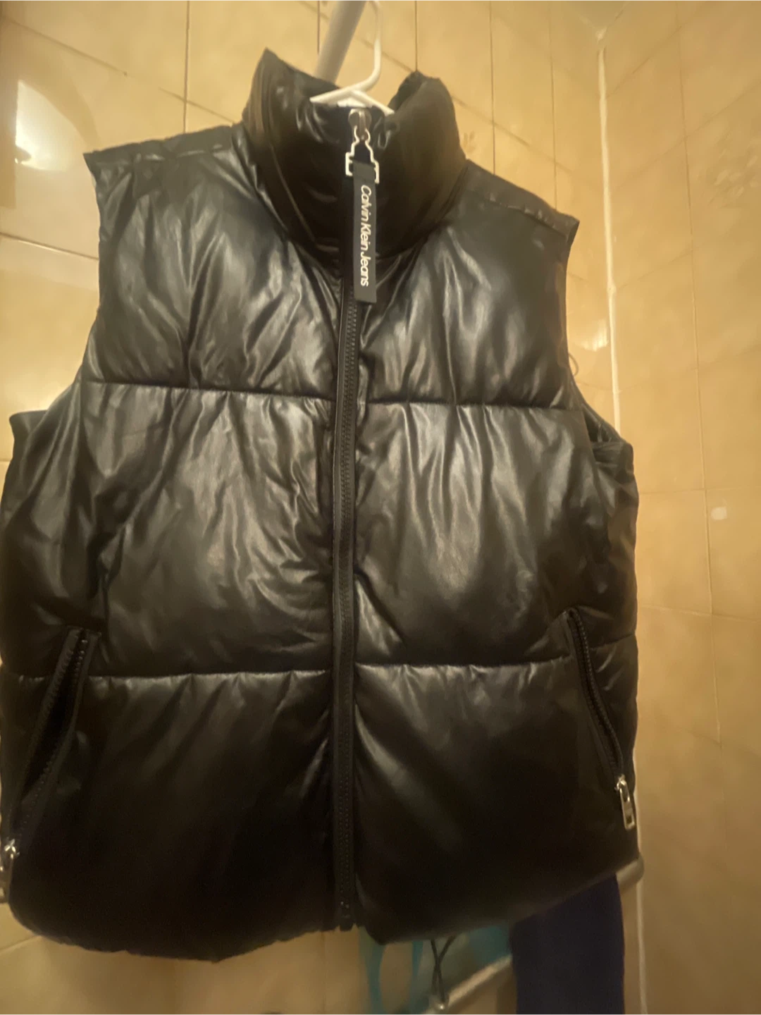 Calvin Klein Jeans Black Puffer Vest XS - photo 3