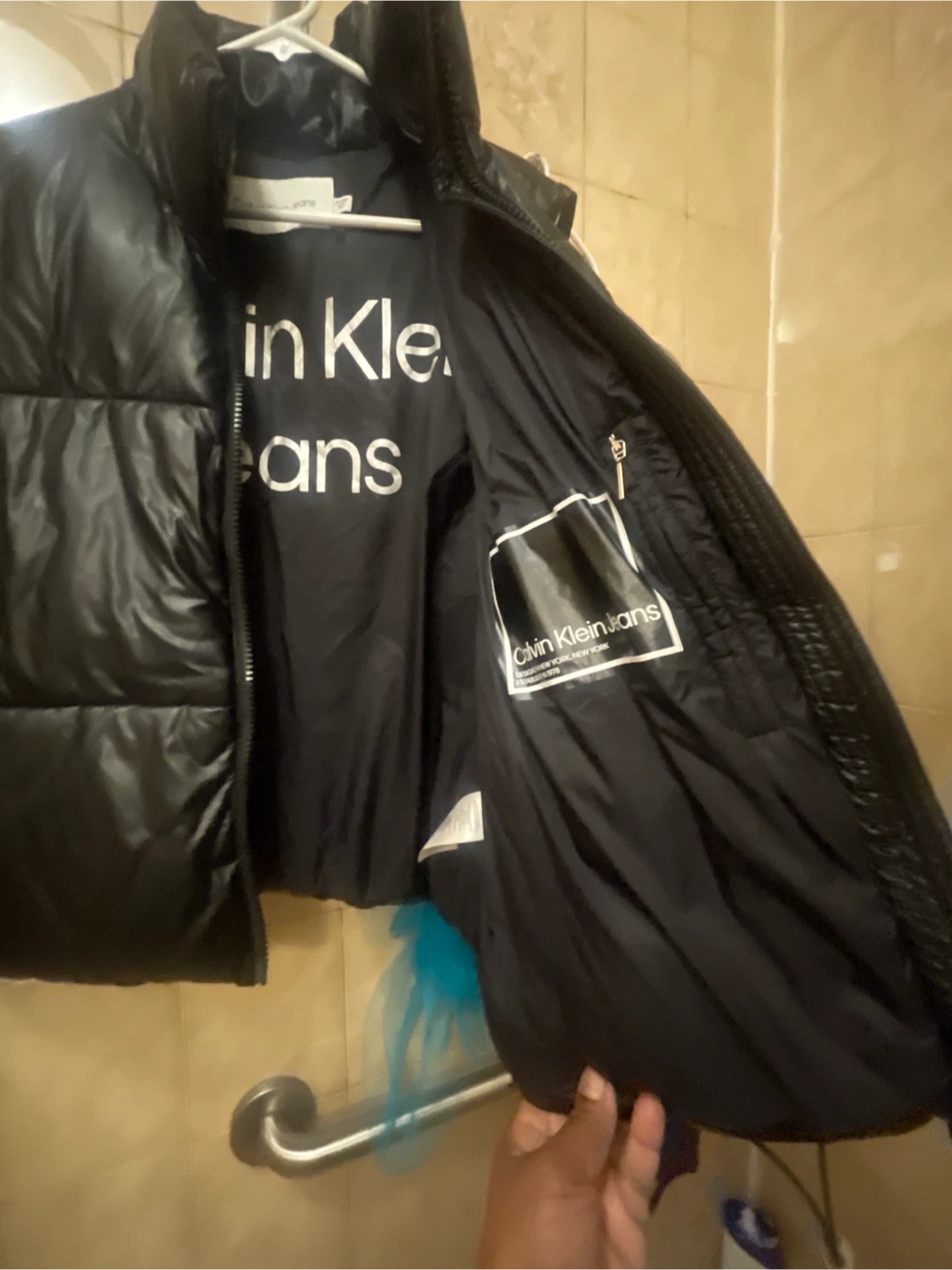 Calvin Klein Jeans Black Puffer Vest XS - photo 2