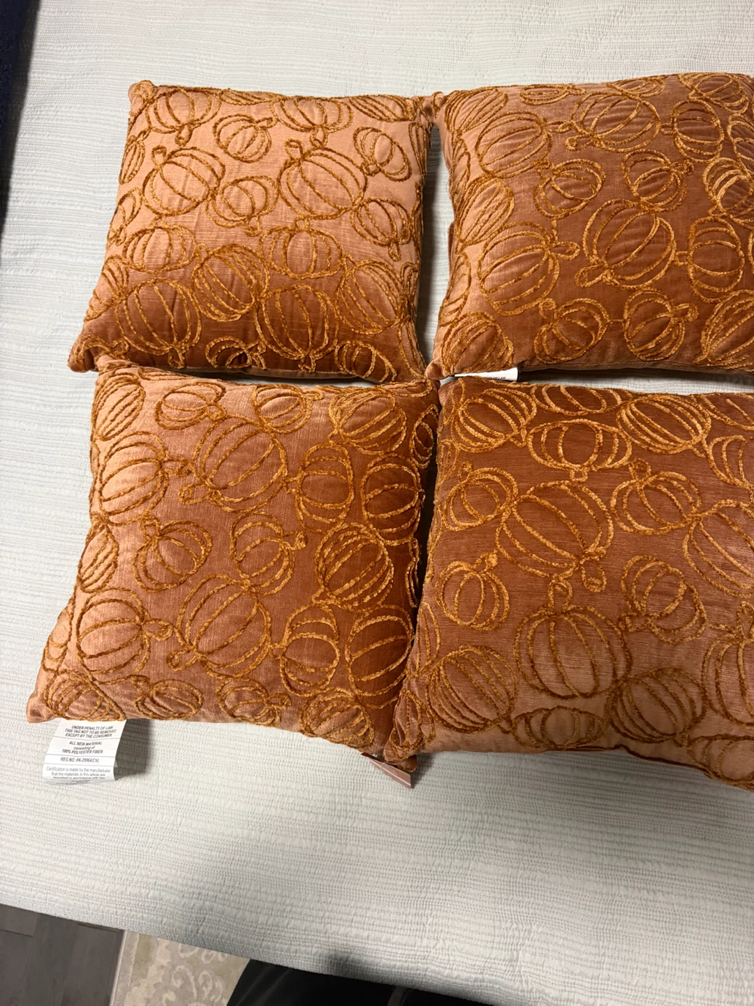 4 Ashland Pumpkin Throw Pillows