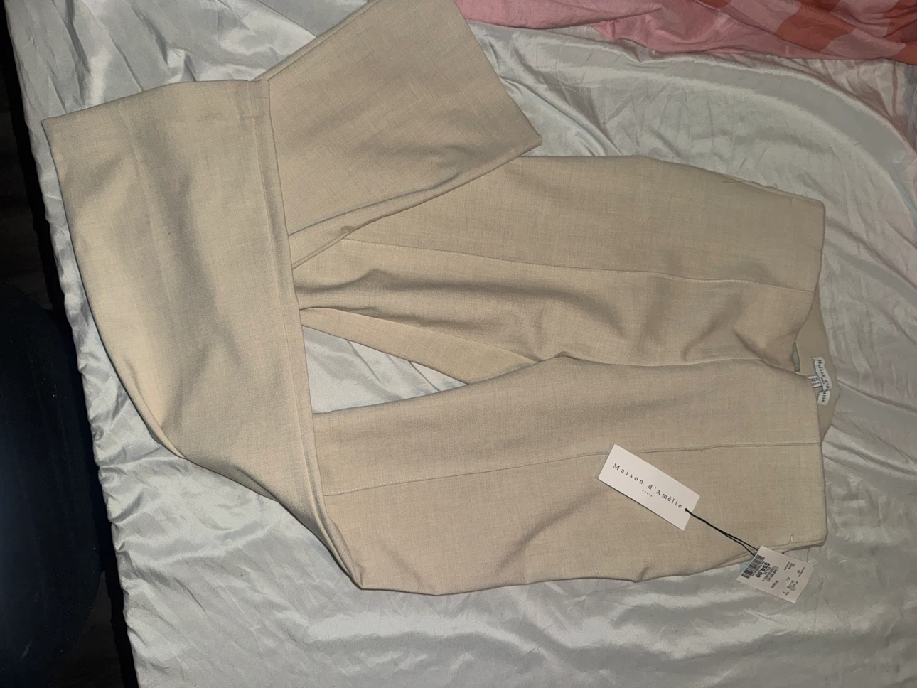 Maison d'Amélie Beige Dress Pants