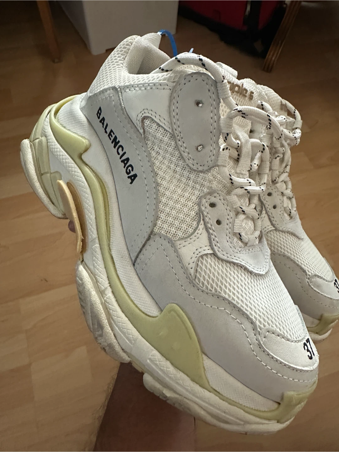 Balenciaga Triple S Sneakers White Size 37 - photo 3