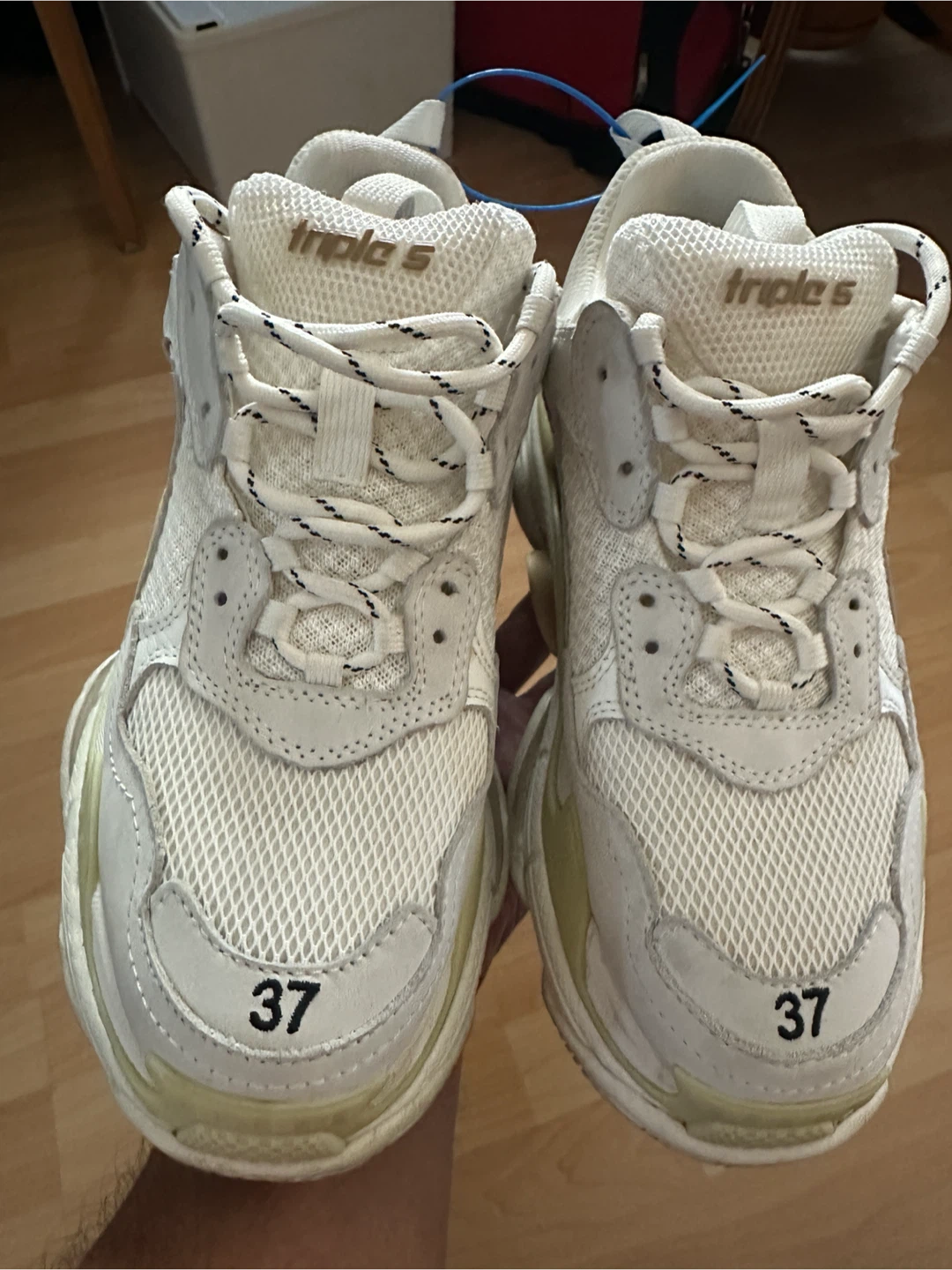 Balenciaga Triple S Sneakers White Size 37 - photo 4