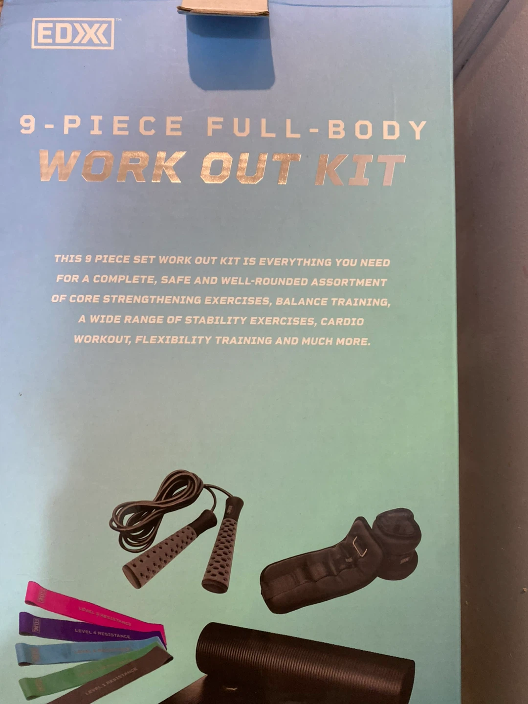 EDX 9-Piece Full-Body Work Out Kit - photo 2