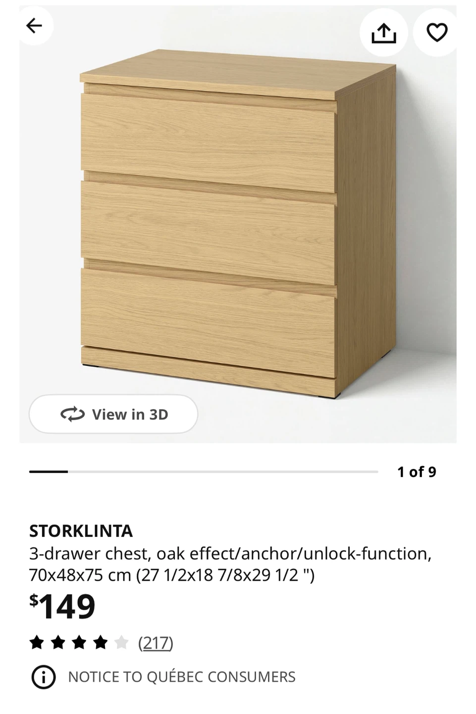IKEA DresserOak Effect - photo 3