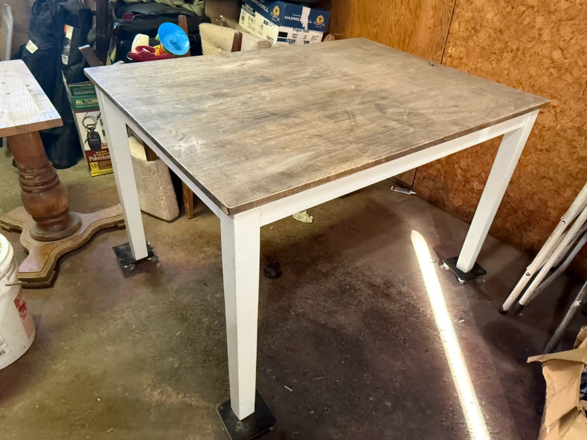 Rustic Wood Dining Table
