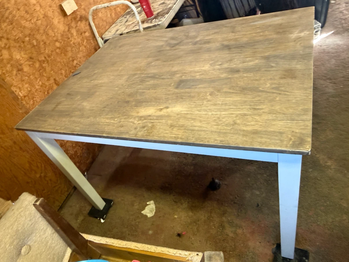 Rustic Wood Dining Table - photo 3
