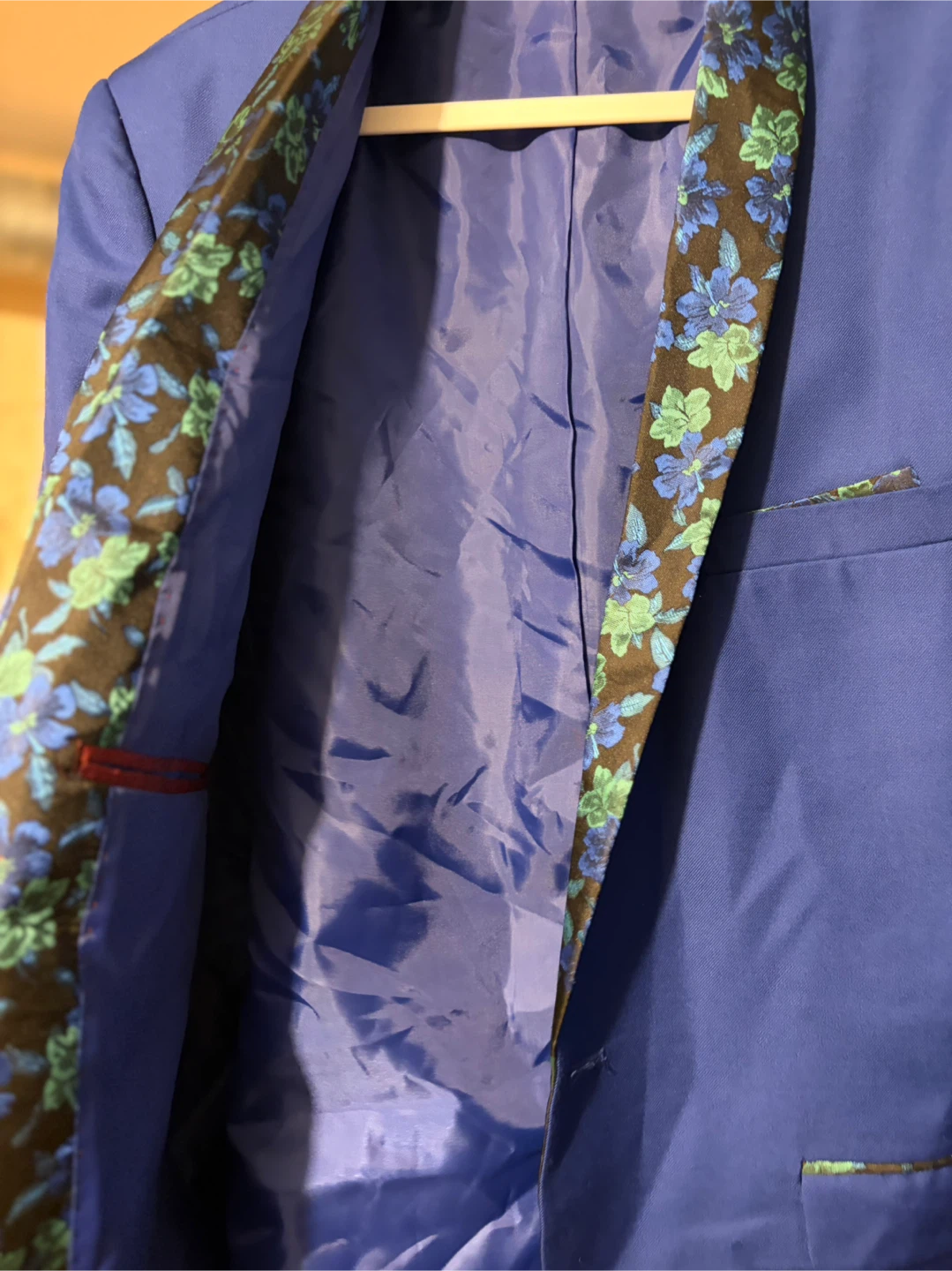 KW Kids Worldofusa Blue Floral Blazer - photo 2