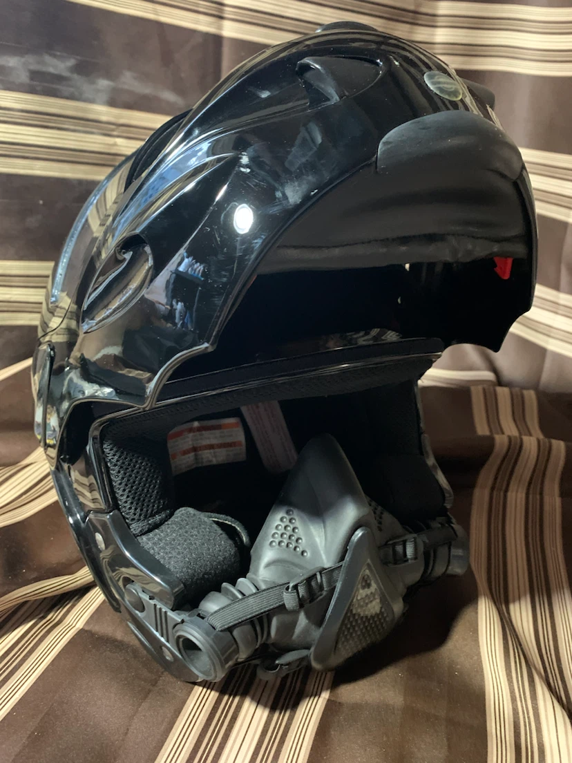 Bombardier Modular Snowmobile Helmet - Black - Small - photo 5