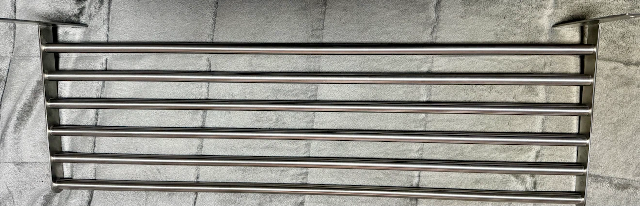 Stainless steel wall-mounted shelf - photo 2