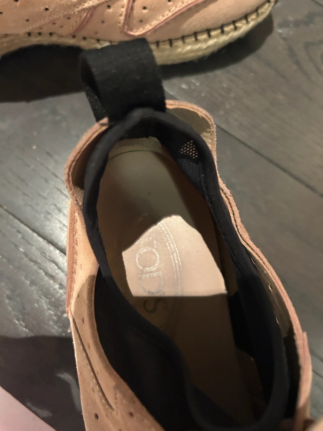 Tod's Suede Espadrille Sneakers 9.5 - photo 3