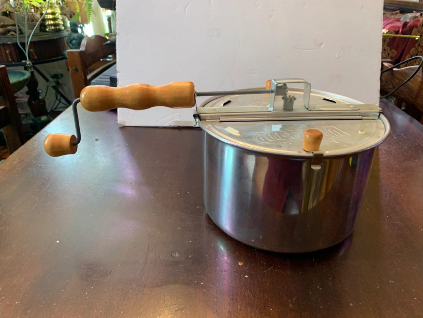 Whirley-Pop Stovetop Popcorn Popper. Lee Valley.