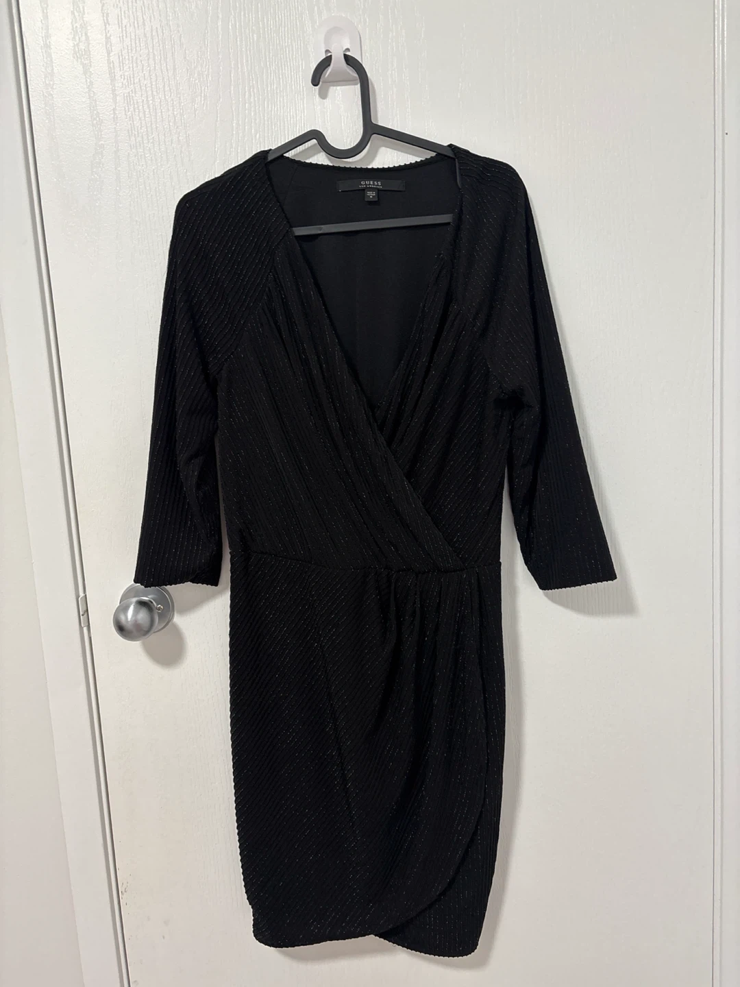 Guess Los Angeles Black Wrap Dress