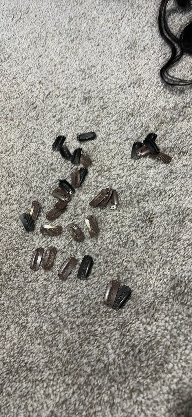 Set of Metal Hair Extension Clips