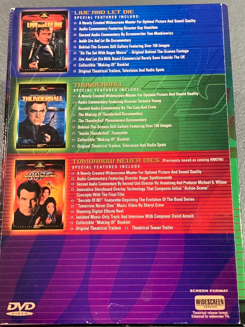 James Bond Special Edition 7-disc DVD box set. - photo 2