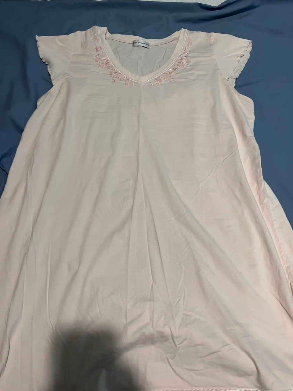 Miss Elaine Cotton Nightgown Light Pink