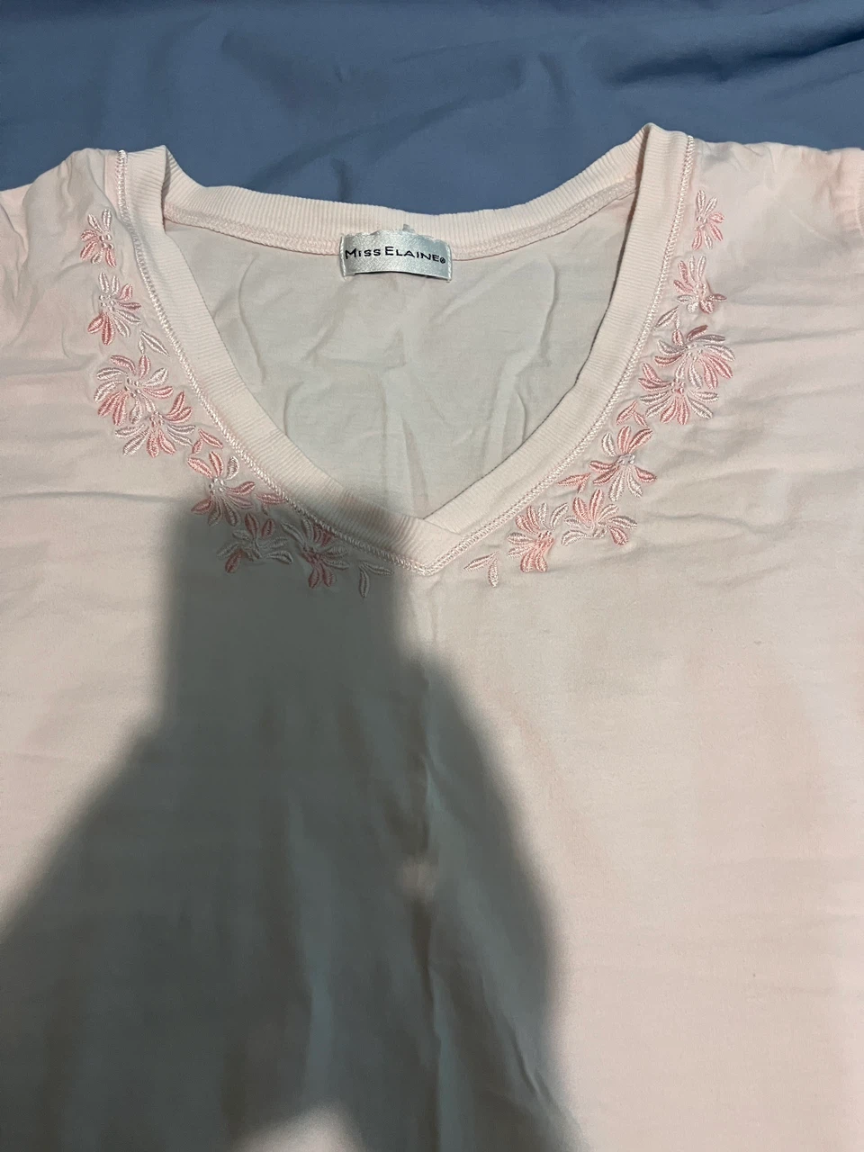 Miss Elaine Cotton Nightgown Light Pink - photo 3