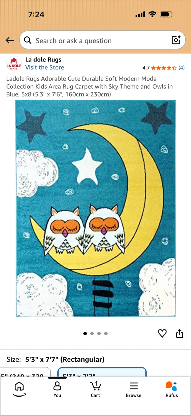 Kids Sky Theme Area Rug - photo 2