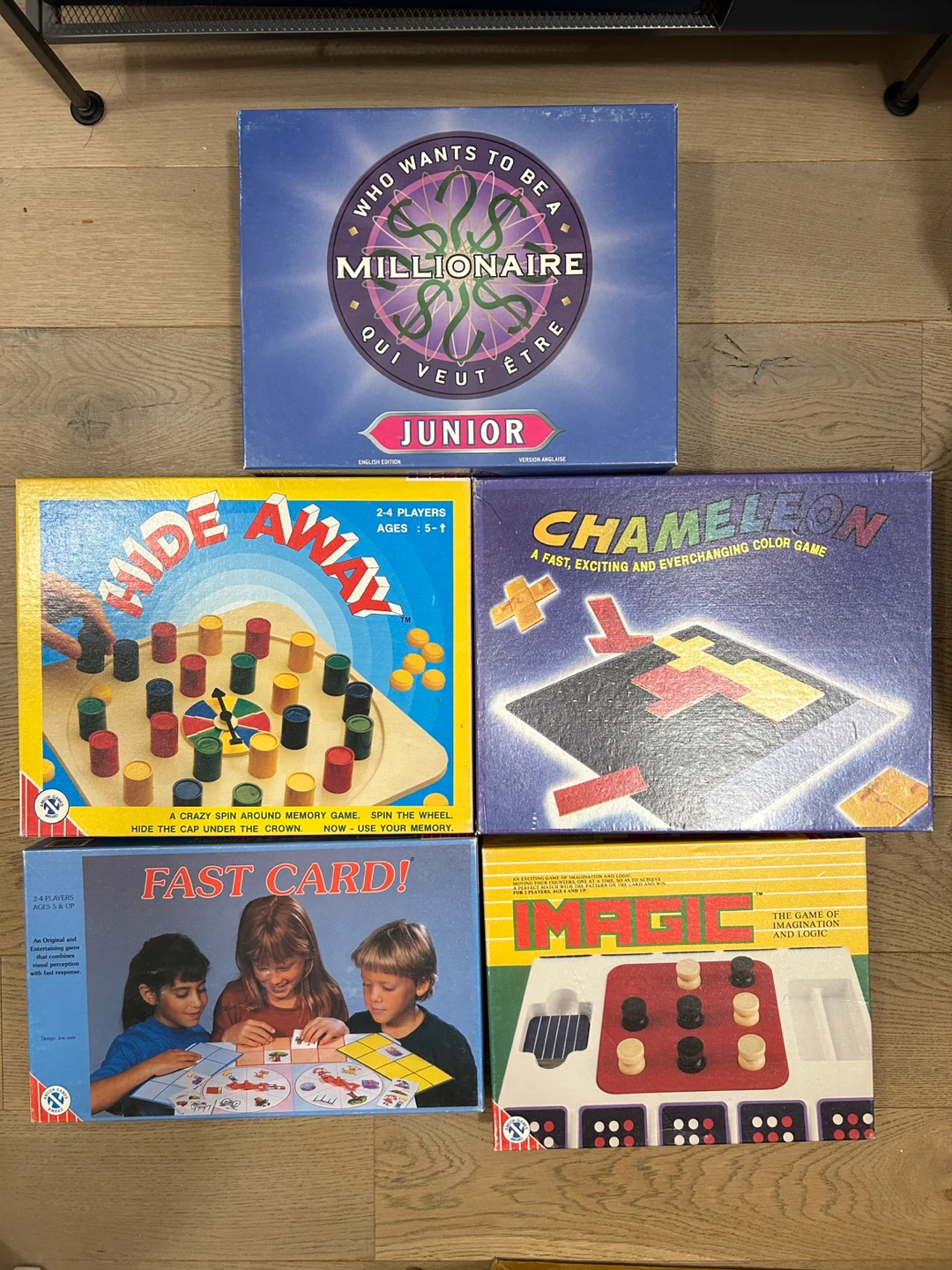 5 Vintage Board Games