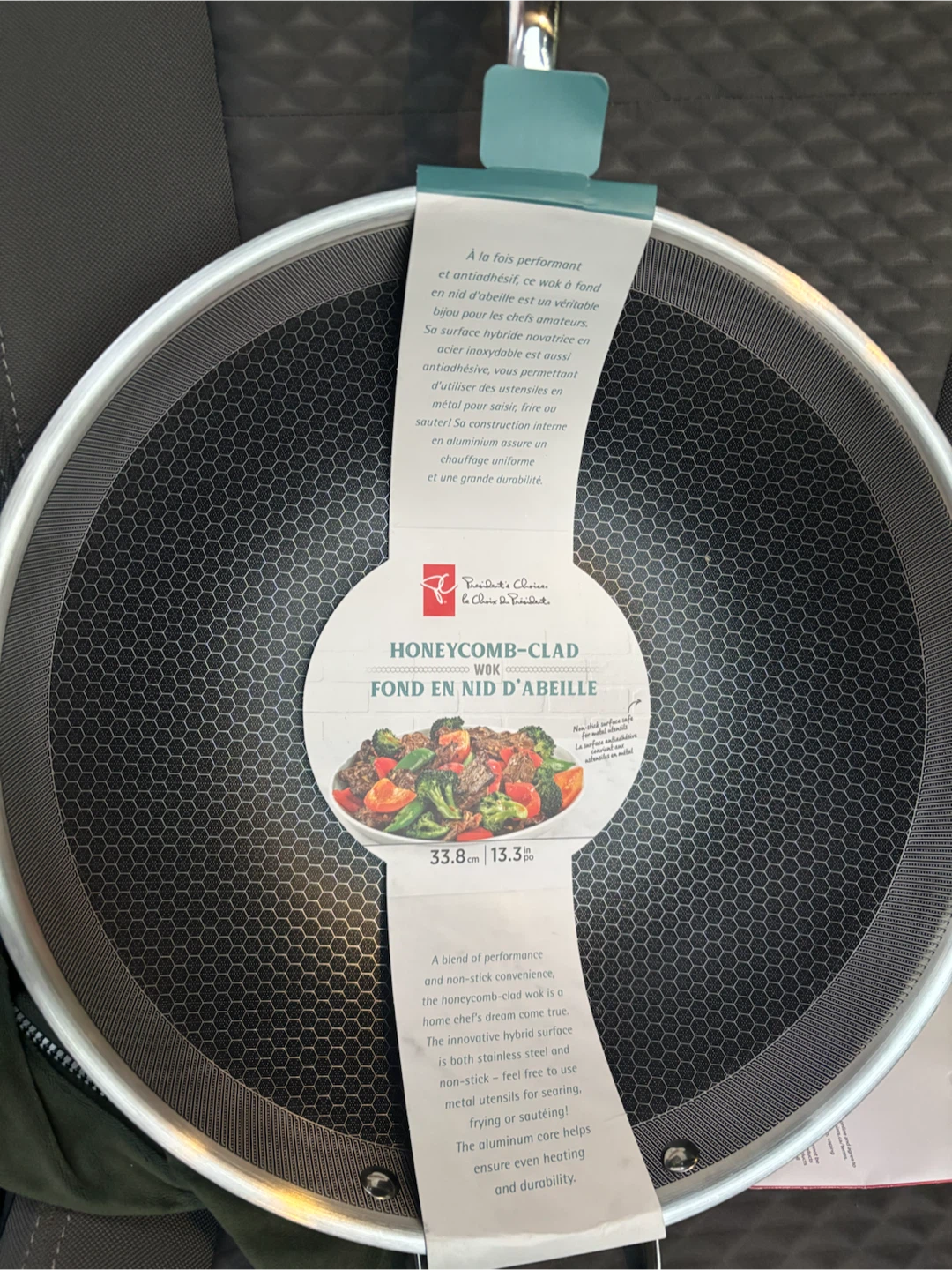 President's Choice Honeycomb-Clad Non Stick Wok