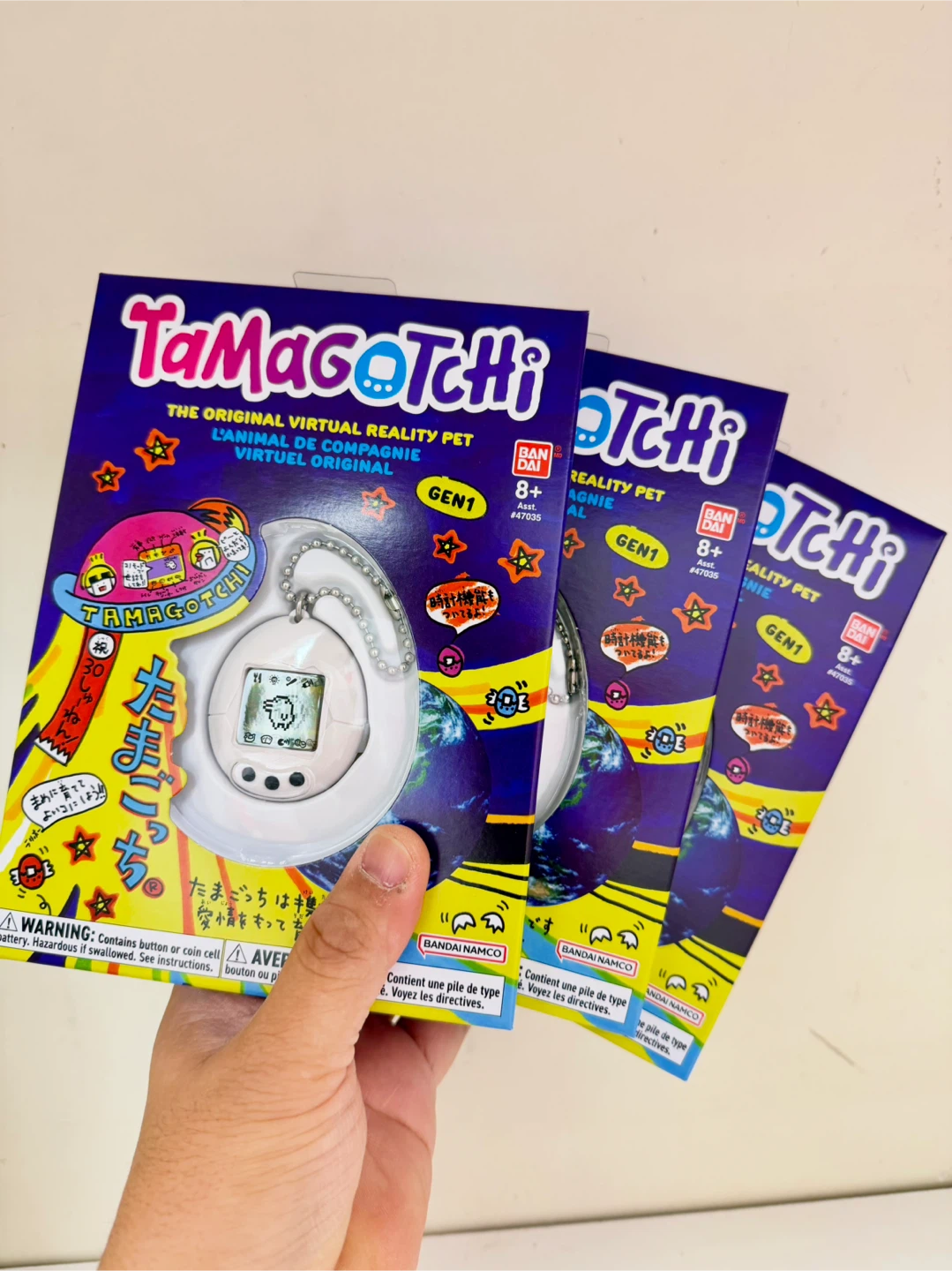 Bandai Tamagotchi 30th Anniversary Revival White Gen 1