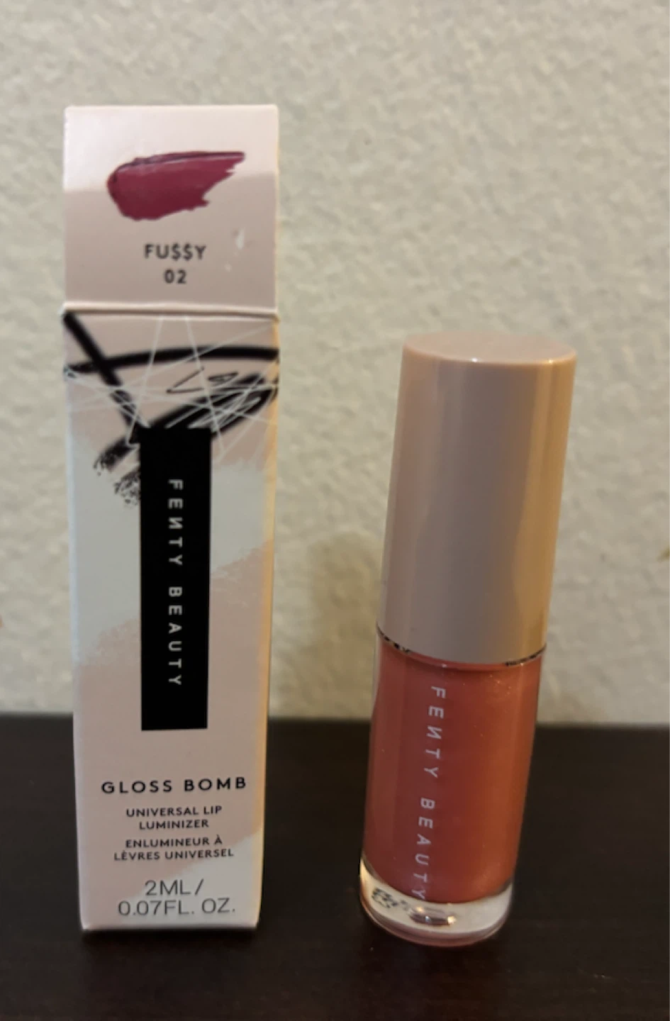NEW-Fenty Beauty Gloss Bomb in Fussy 02