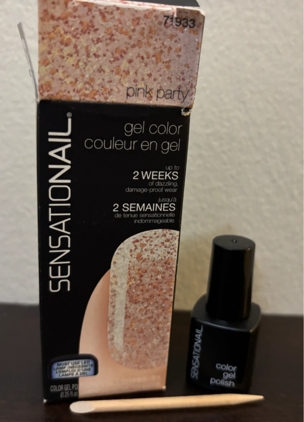 NEW-CLEARANCE-Sensationail Gel Polish in Pink Party