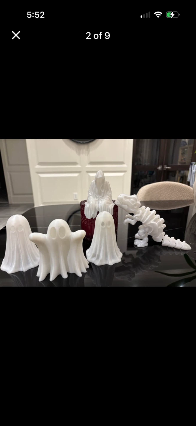 3D Printed Glow-in-the-Dark Halloween Set - photo 2