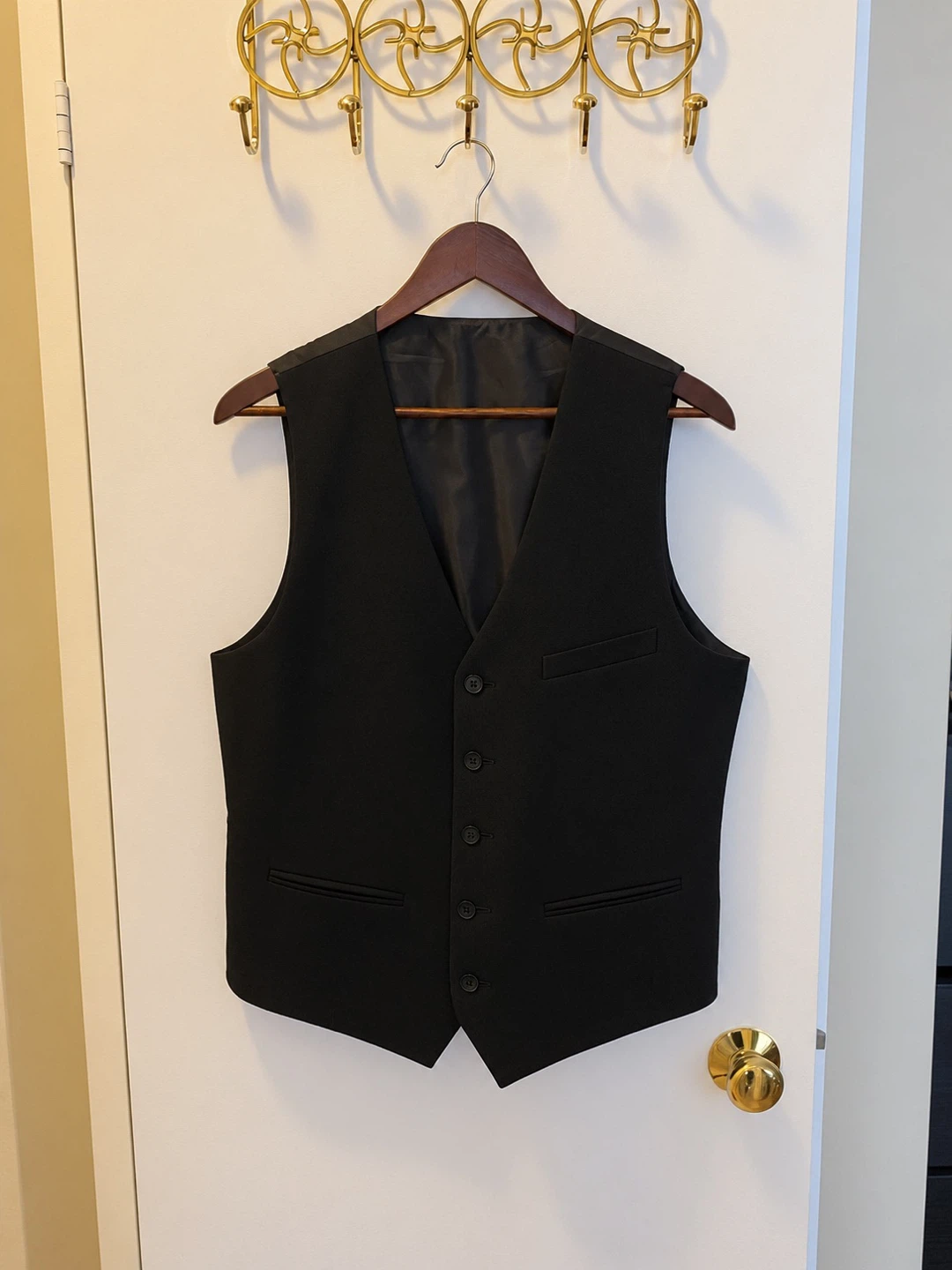 Classic Men’s Black Dress Vest