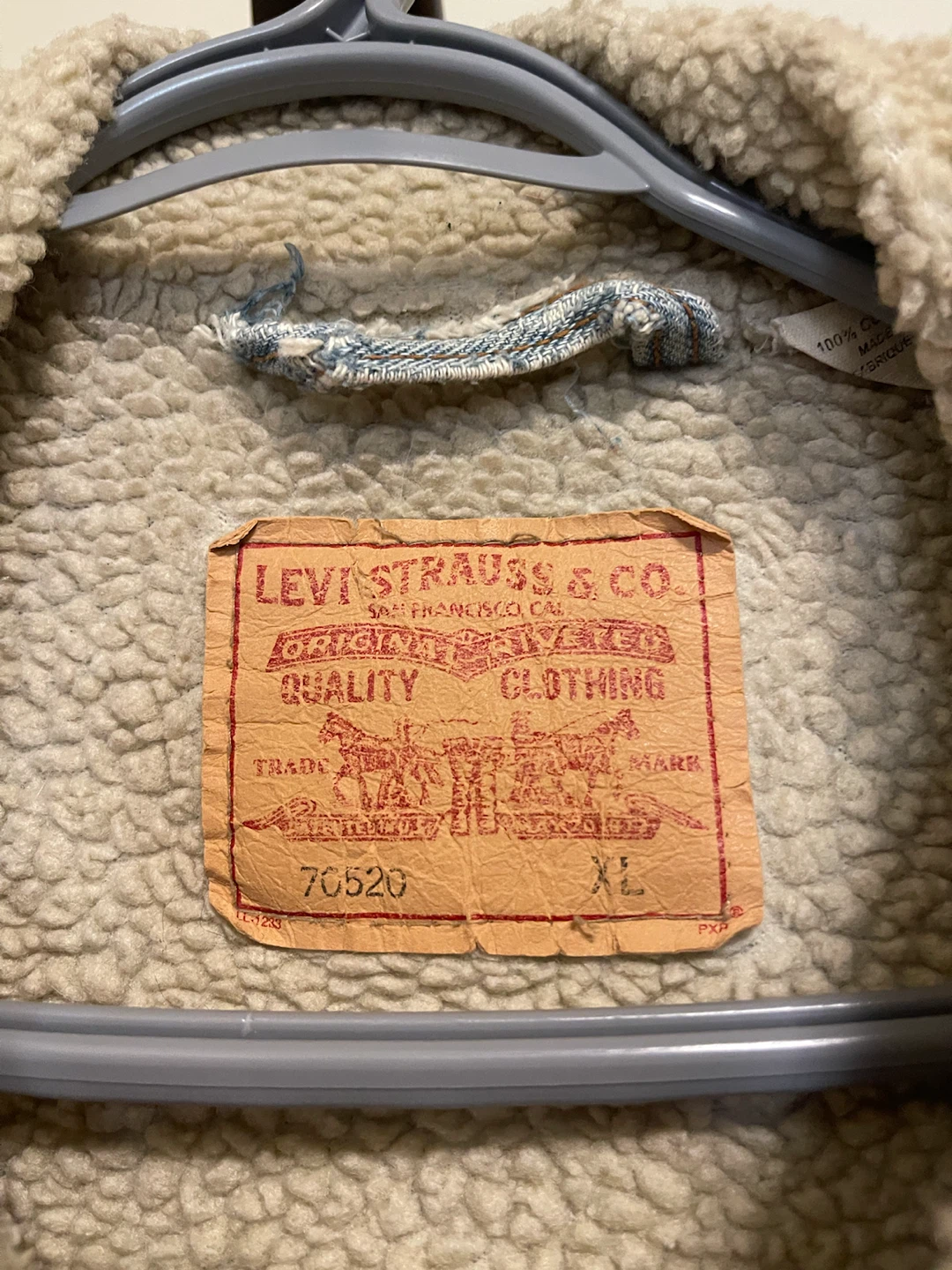 Levi's Sherpa Lined Denim Jacket XL - photo 2