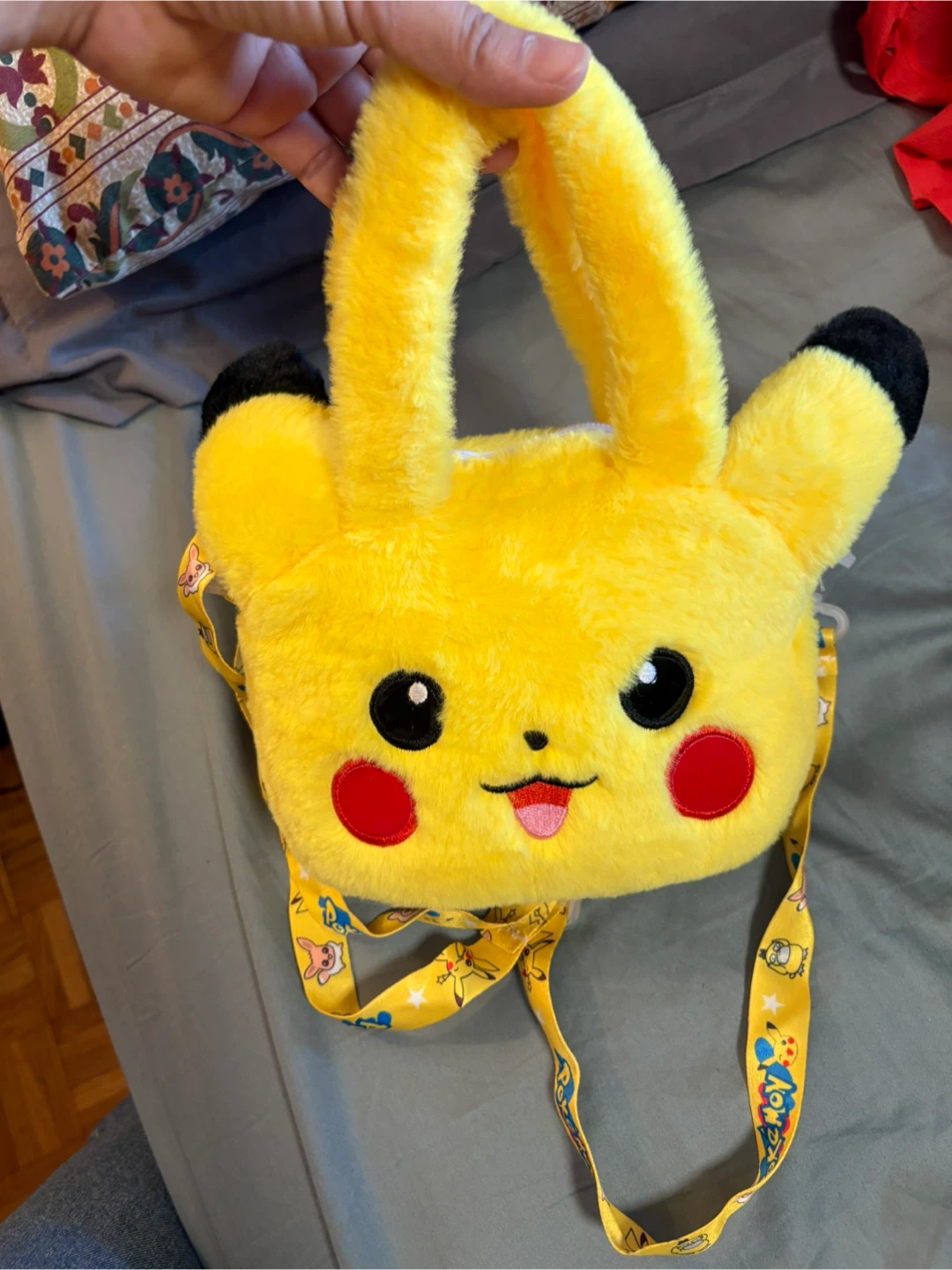 New Plush Pikachu Crossbody Bag