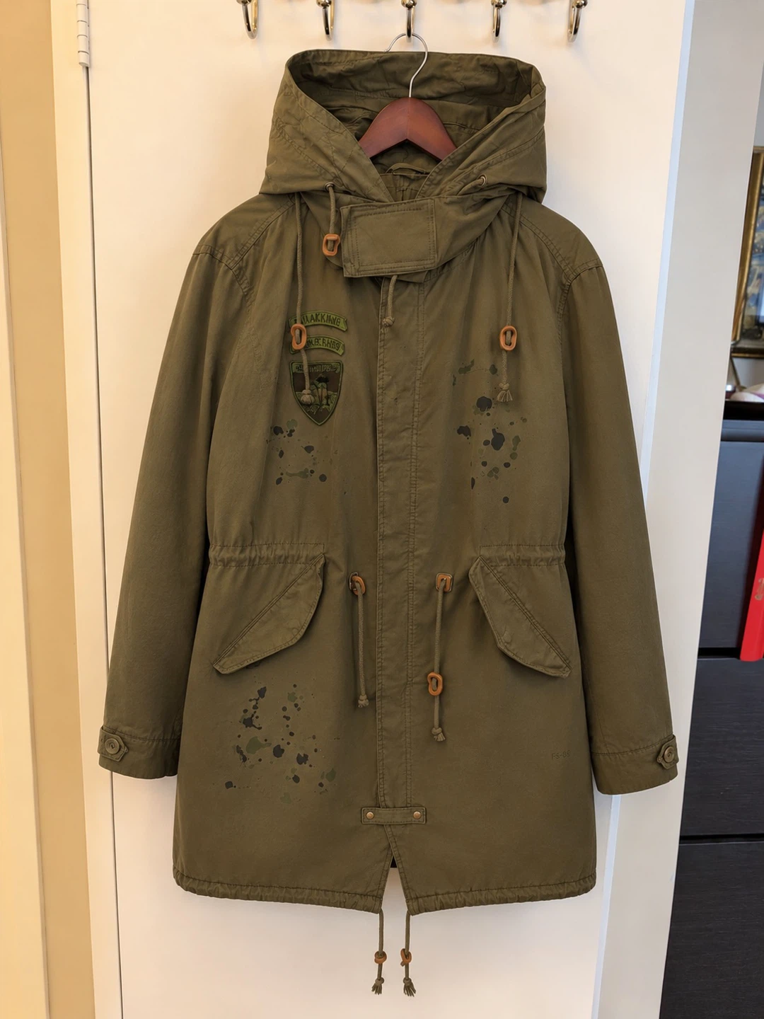 Olive Green Parka Jacket