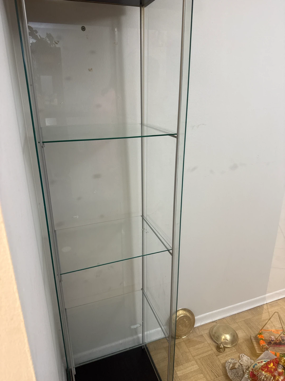 IKEA Detolf Glass Display Cabinet