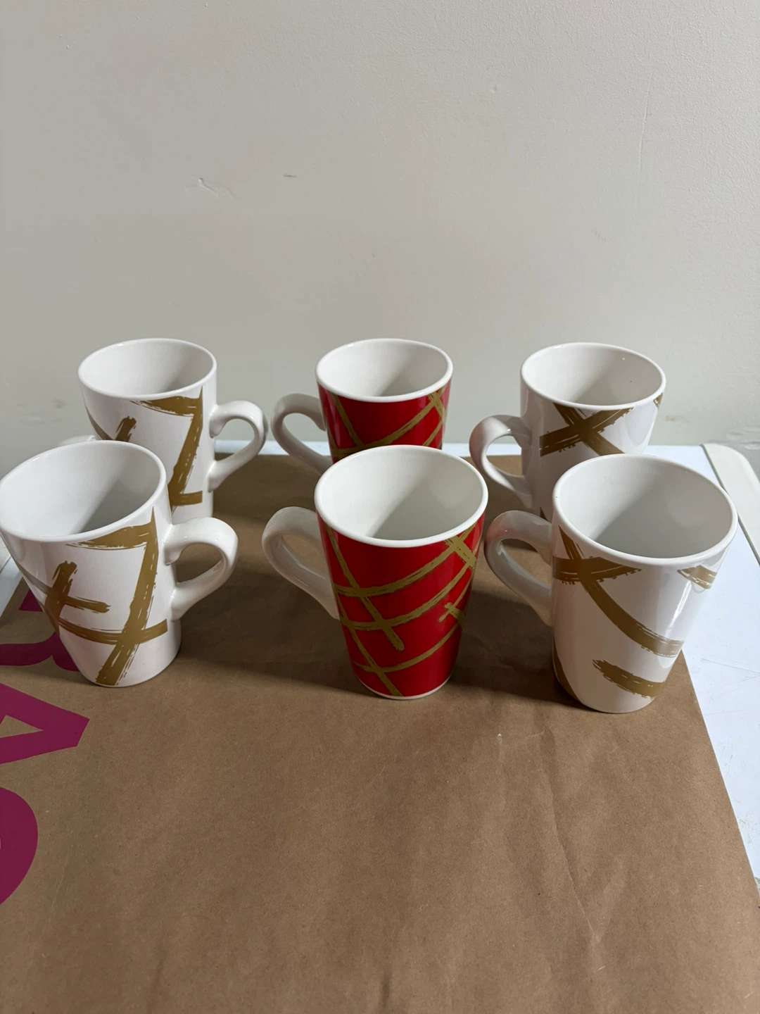 Set of 6 Festive Mugs