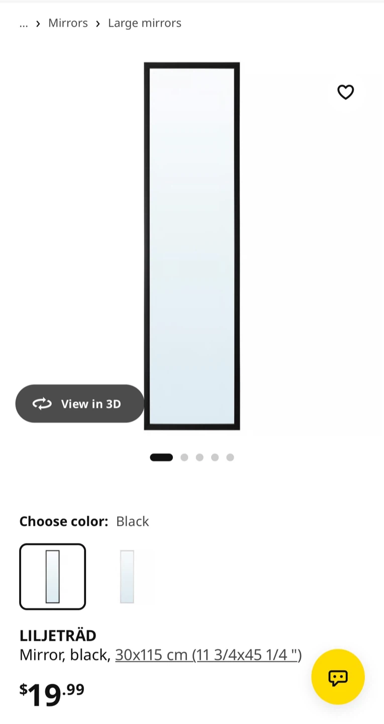 IKEA LILJETRÄD Black Mirror