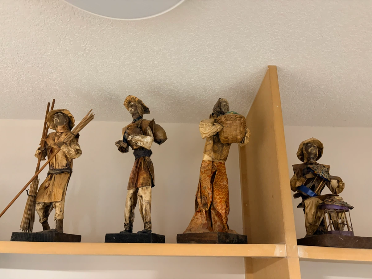 Decorative Handcrafted Paper Figure with Cages - photo 2