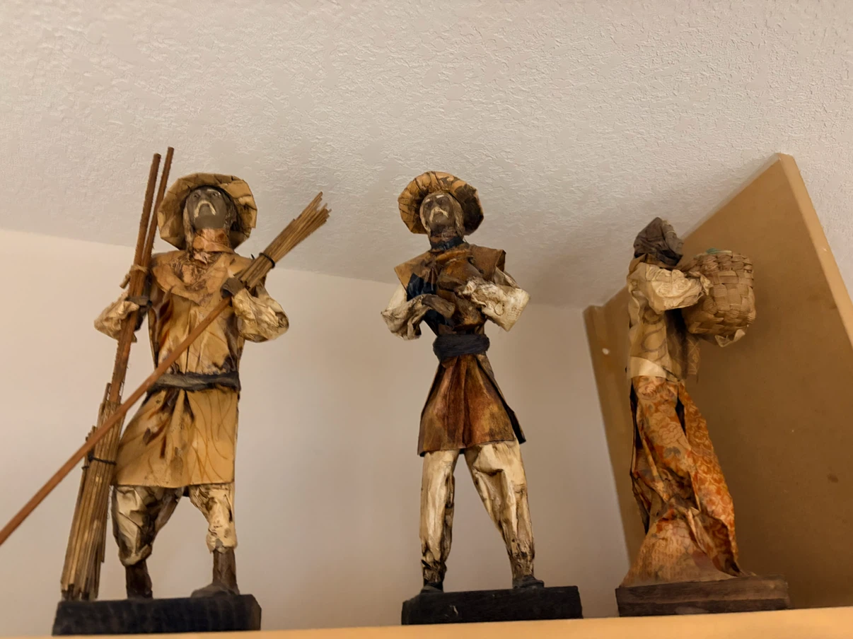 Decorative Handcrafted Paper Figure with Cages - photo 5