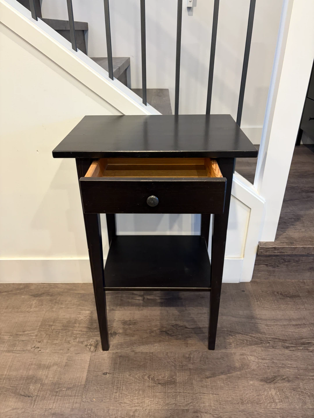 IKEA Wooden nightstand black brown - photo 2