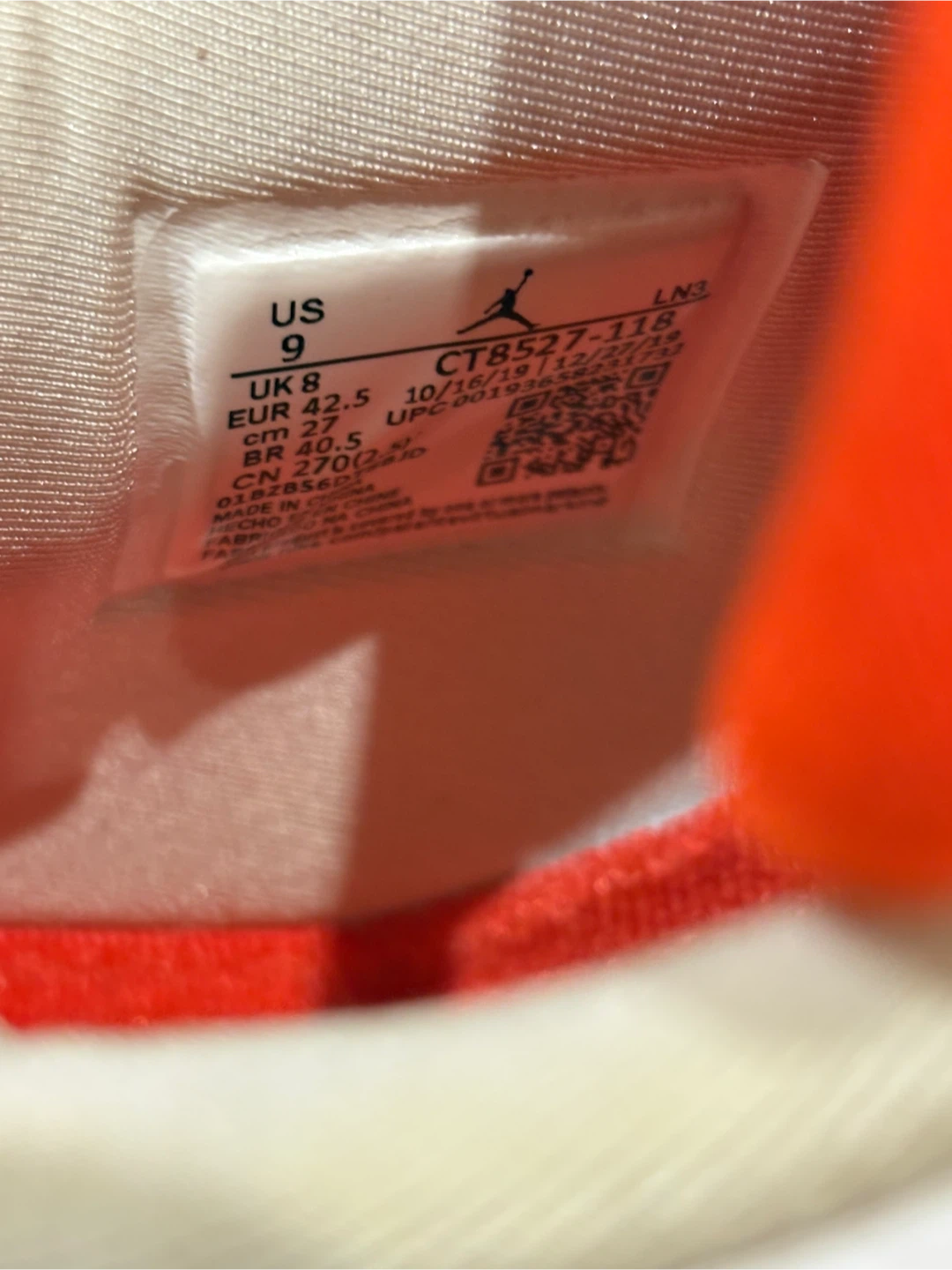 Metallic Orange Jordan 4 - photo 4