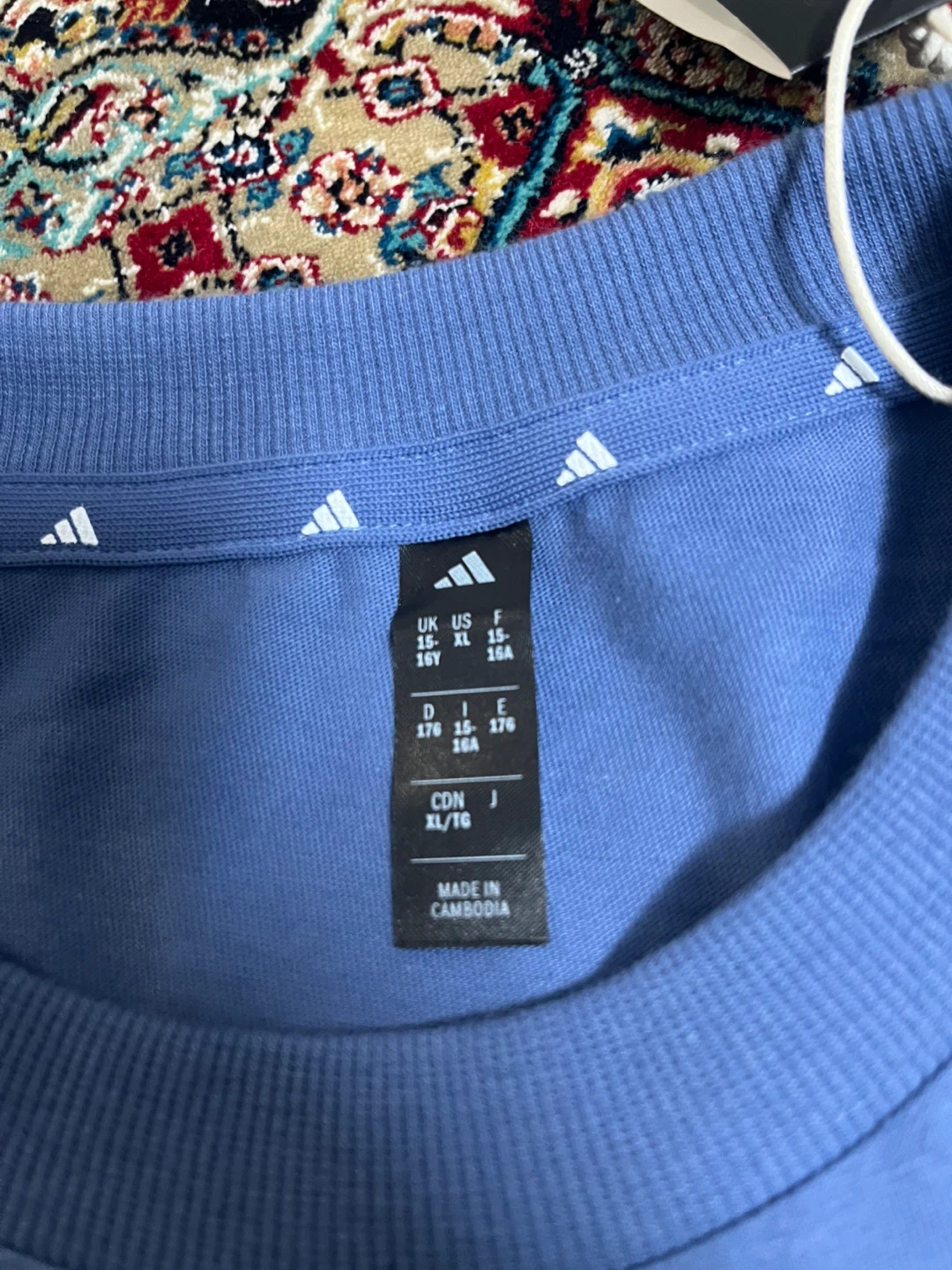 Adidas Argentina TShirt Blue Size XL in kids 14 to 15 years old - photo 2