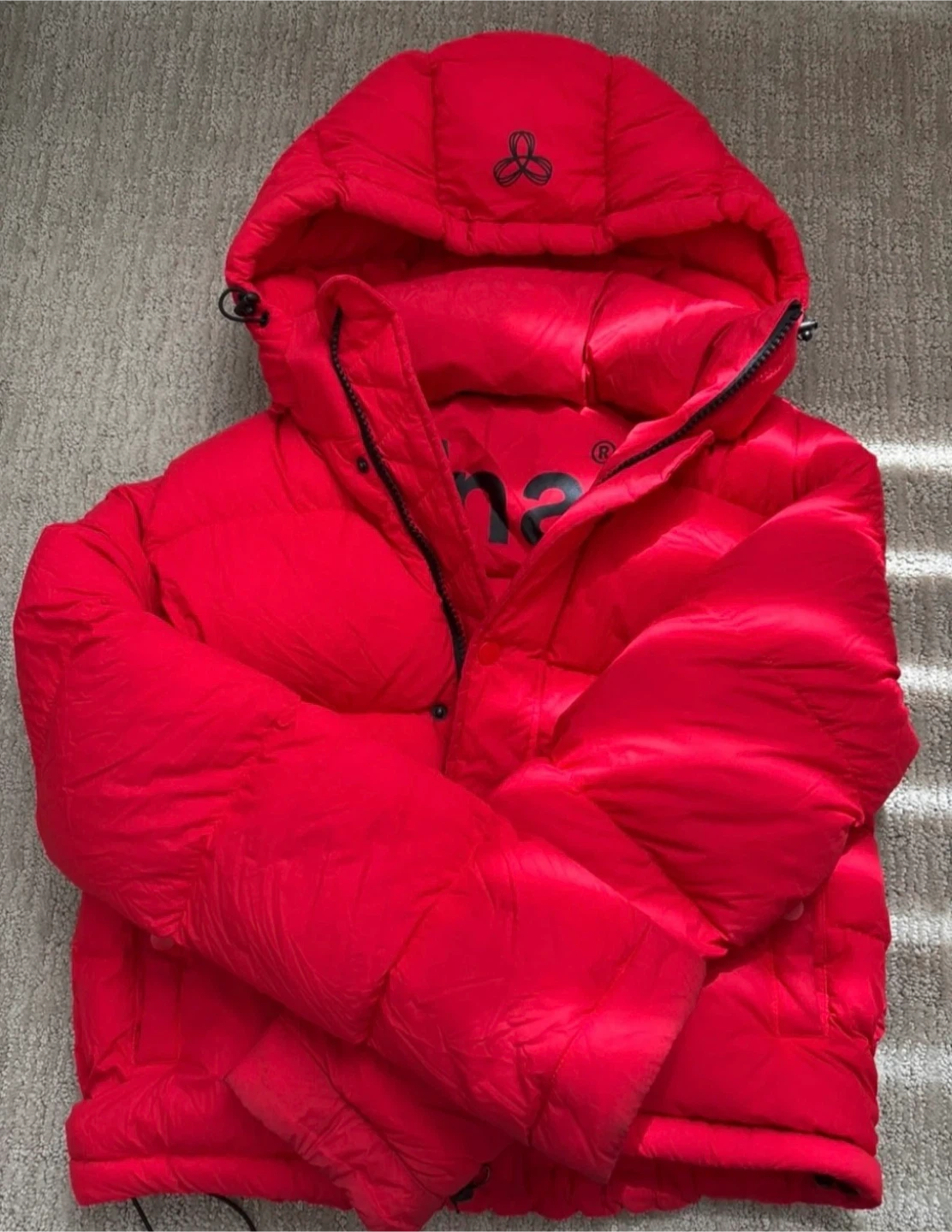 TNA The Super Puffer jacket XXS - Red (goose jacket) - photo 2