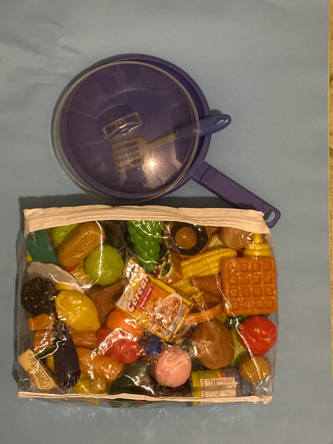 Play Food Set with Cooking Pan