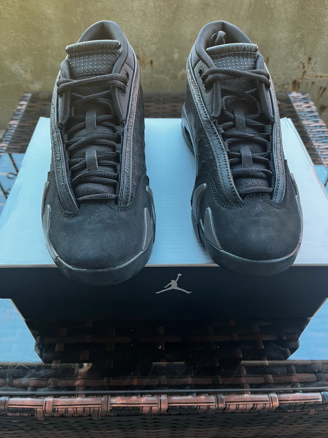 Air Jordan 14 Retro Black Sneakers - photo 3