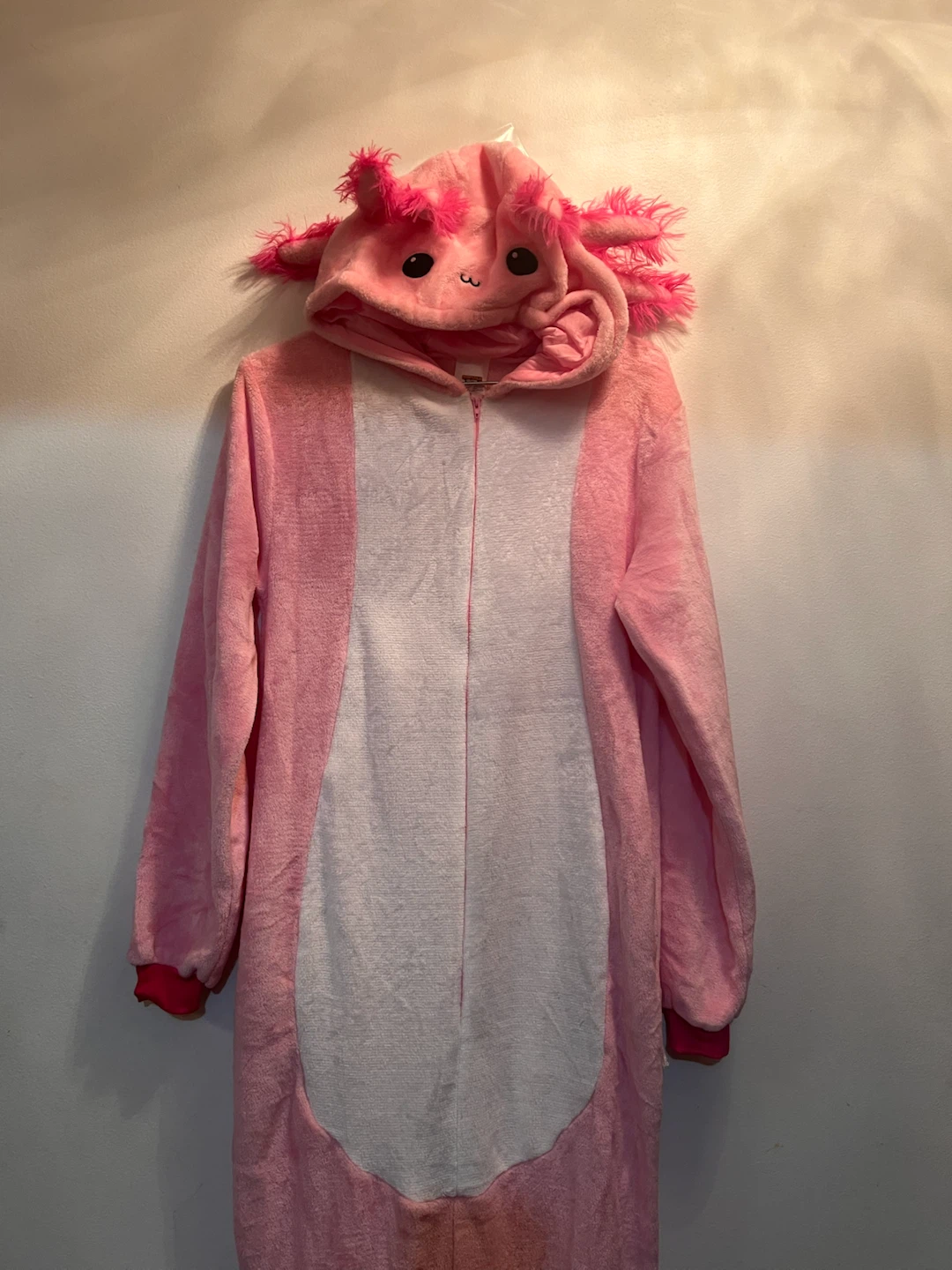 NEW Plush Pink Axolotl Onesie