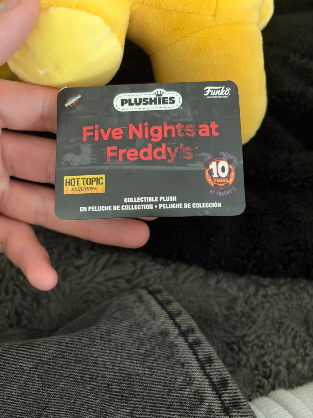 Jumbo Funko Five Nights at Freddy's Golden Freddy Plush - photo 2