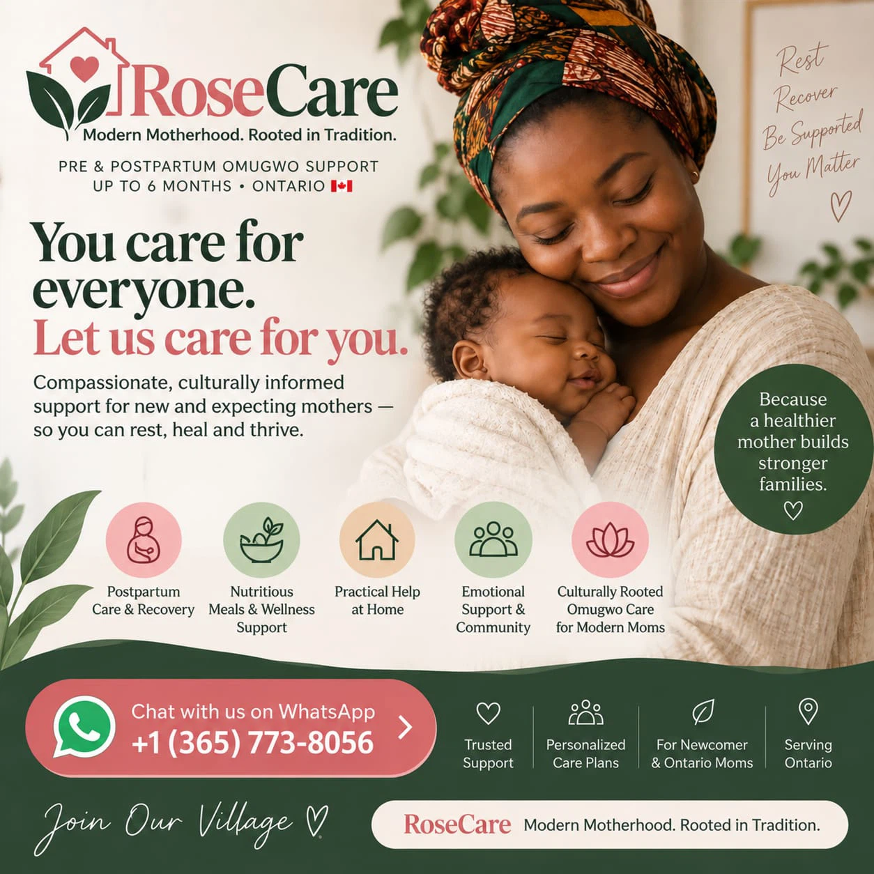 RoseCare Postpartum Omugwo Support Services