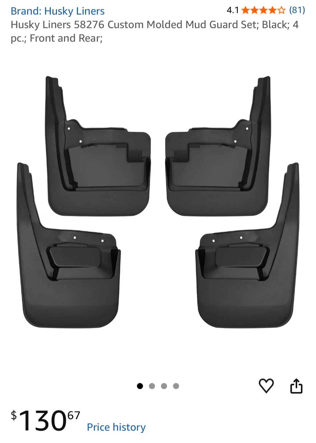Husky Liners 58276 Mud Guards for GMC Sierra 1500