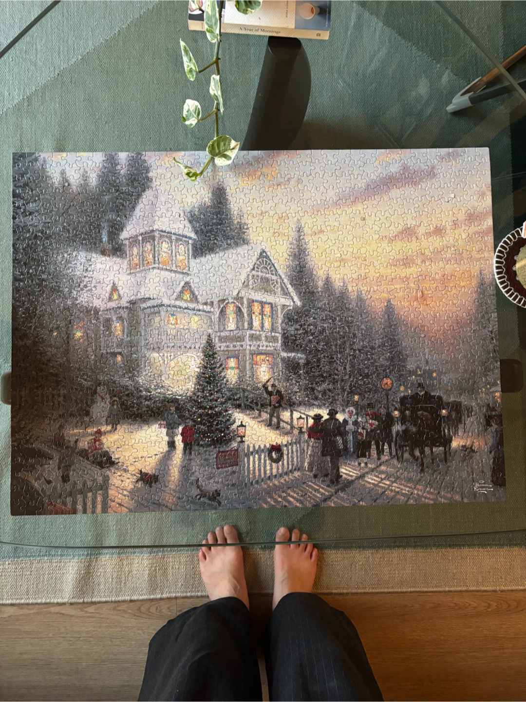 Thomas Kinkade 1000-Piece Christmas Puzzle